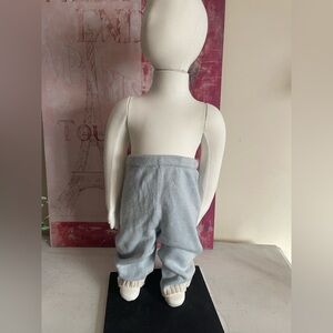 The Children's Place Light Blue Silk/Cashmere Blend Baby Joggers